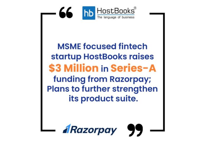 Razorpay led a seed financing round for Hostbooks to secure $3 million