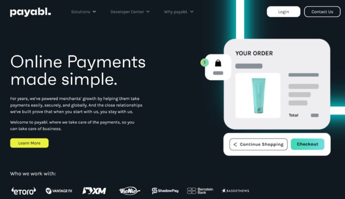 Regulated payment institution Payabl on PayCom42