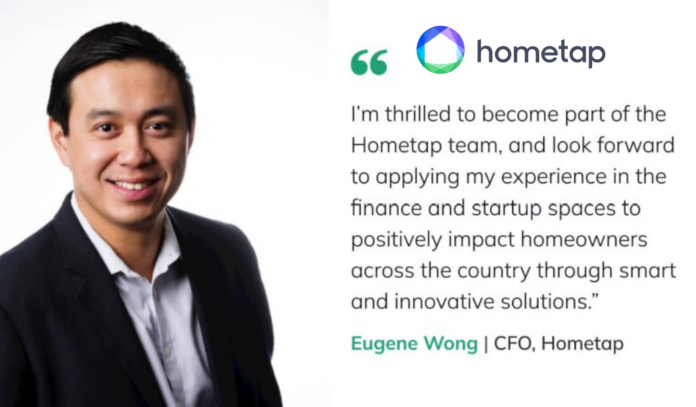 Eugene Wong appointed CFO Hometap