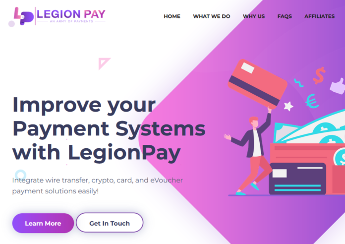 High-risk payment processor LegionPay rated on PayRate42