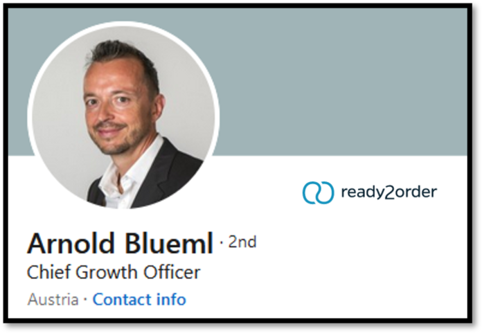 Arnold Blüml joins ready2order as Chief Growth officer