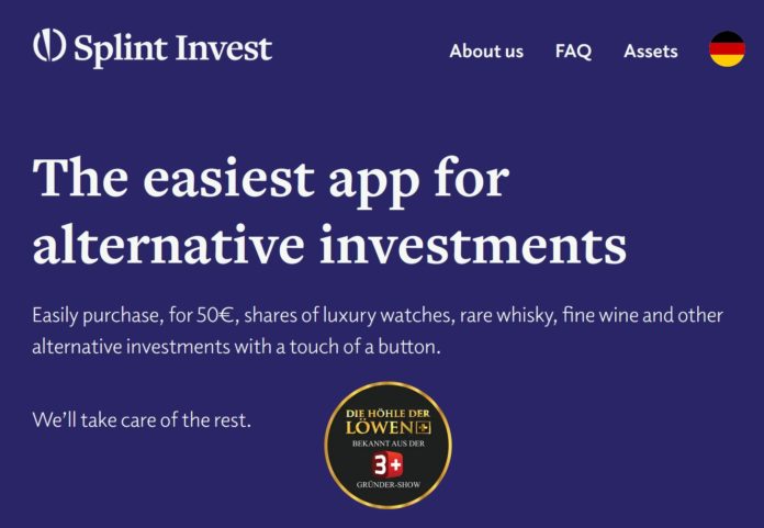 Splint Invest secured funding via TV pitch format