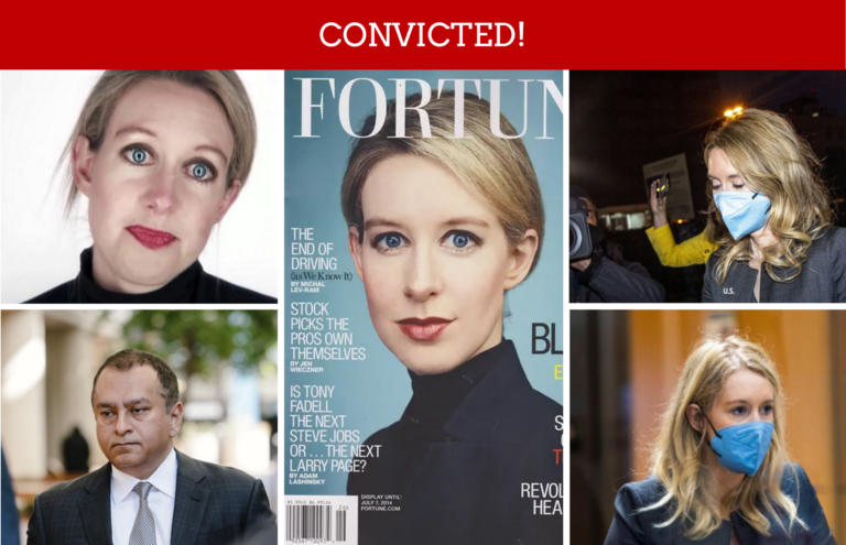 Founders Alert: Theranos Founder Elizabeth Holmes To Face Prison Sentence!